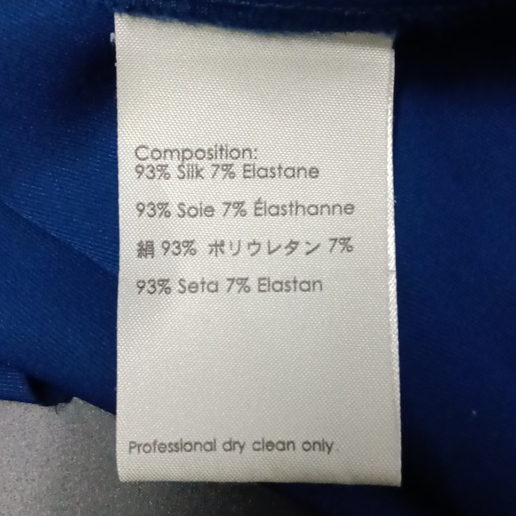 3.1 Phillip Lim Silk Royal Blue Sleeveless Mini Dress - Picture 9 of 9